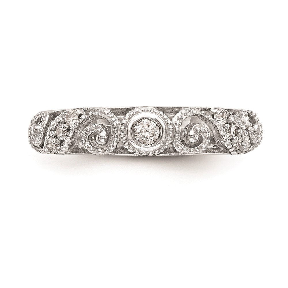 Exclusive 14K White Gold Wedding Band Setting - Stylish Design, Affordable Price