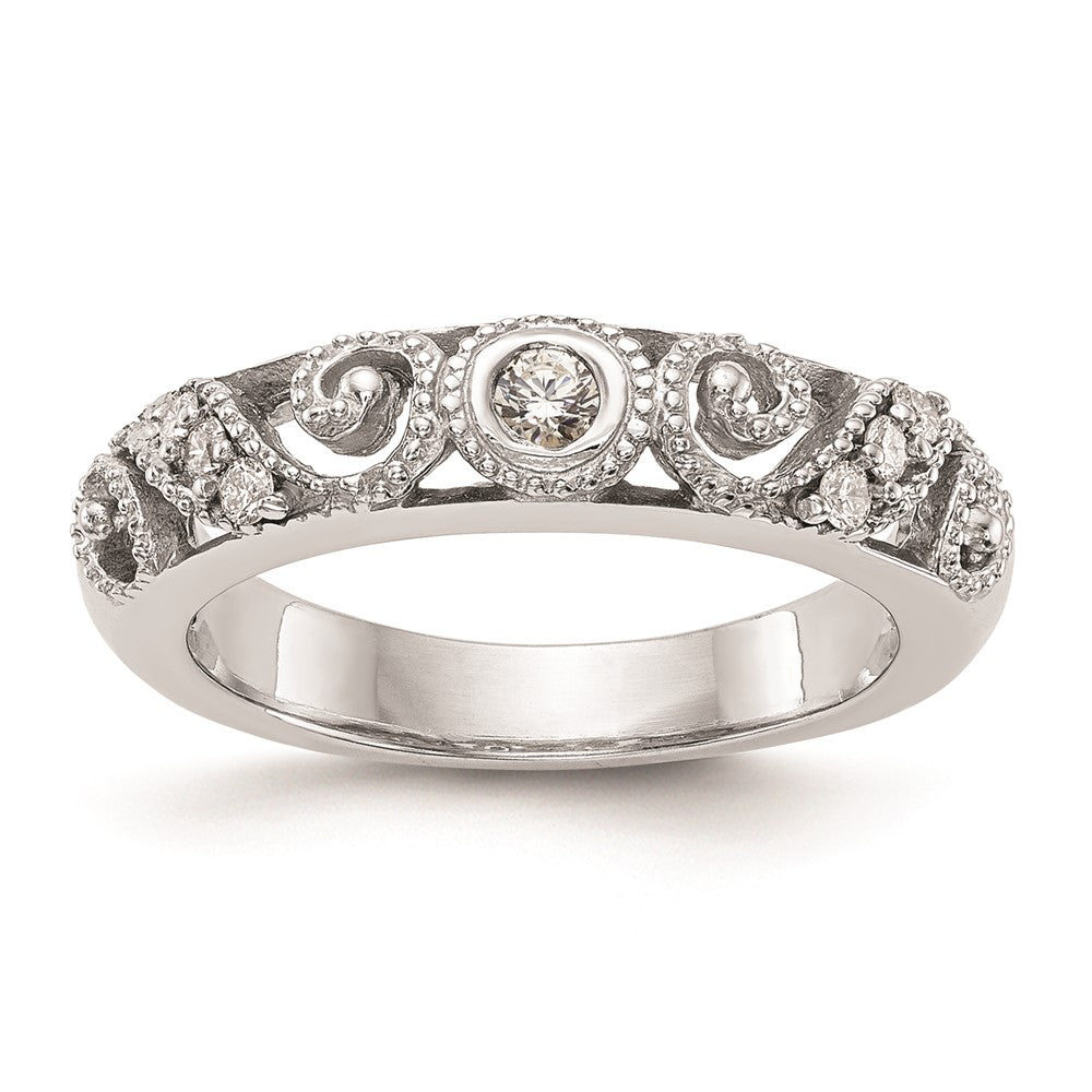 Exclusive 14K White Gold Wedding Band Setting - Stylish Design, Affordable Price