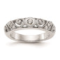 Exclusive 14K White Gold Wedding Band Setting - Stylish Design, Affordable Price-1