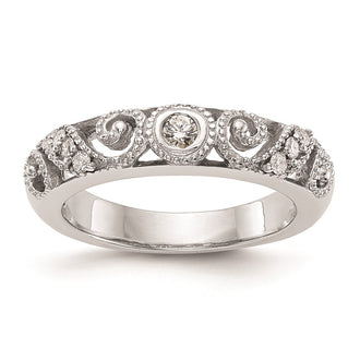 Exclusive 14K White Gold Wedding Band Setting - Stylish Design, Affordable Price
