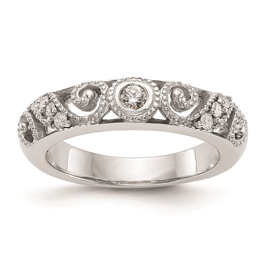Exclusive 14K White Gold Wedding Band Setting - Stylish Design, Affordable Price