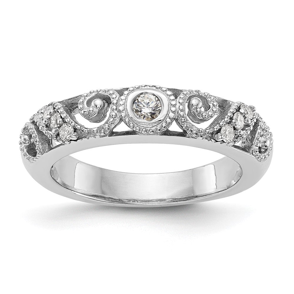 Buy Exclusive 14K White Gold Wedding Band Set - 1/8 Carat Diamond, Stylish Value