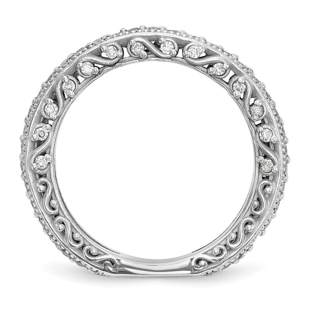 Exclusive 14K White Gold 1/2 Carat Diamond Eternity Band - Stylish Value!