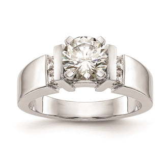 Buy 14K White Gold Channel-Set Peg Engagement Ring Mounting - Stylish & Affordable