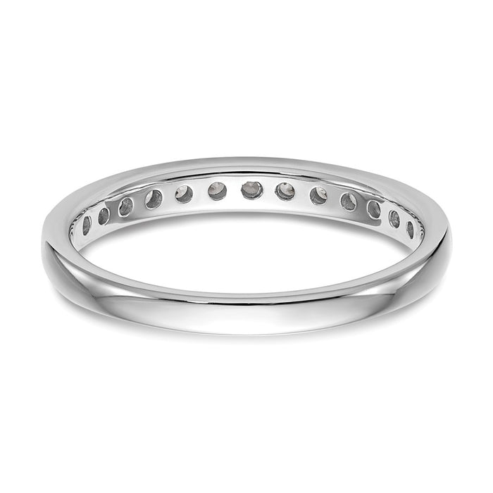 Exclusive 14K White Gold 1/3 Carat Diamond Wedding Band - Stylish Complete Set-5