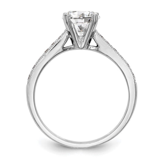 Buy Stylish 14K White Gold Semi-Mount Engagement Ring | 1/4 Carat Diamond