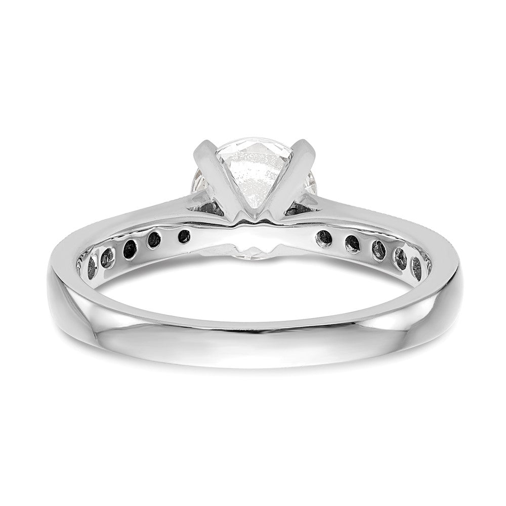 Buy Stylish 14K White Gold Semi-Mount Engagement Ring | 1/4 Carat Diamond