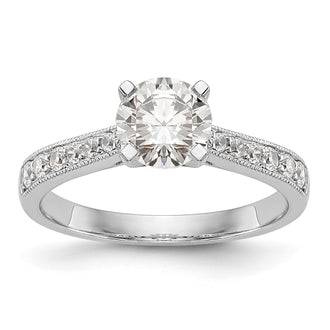 Buy Stylish 14K White Gold Semi-Mount Engagement Ring | 1/4 Carat Diamond