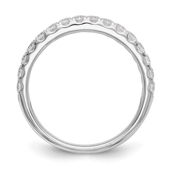 14K White Gold 1/2 Carat Diamond Wedding Band Set - Style GR1-1035461