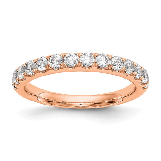 Buy Exclusive 14K Rose Gold Wedding Band with VS Quality Diamonds - Stylish Value!