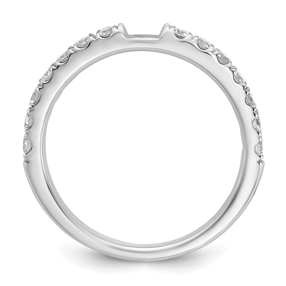 Buy Stylish 14K White Gold 1/2 Carat Diamond Semi-Mount Engagement Ring