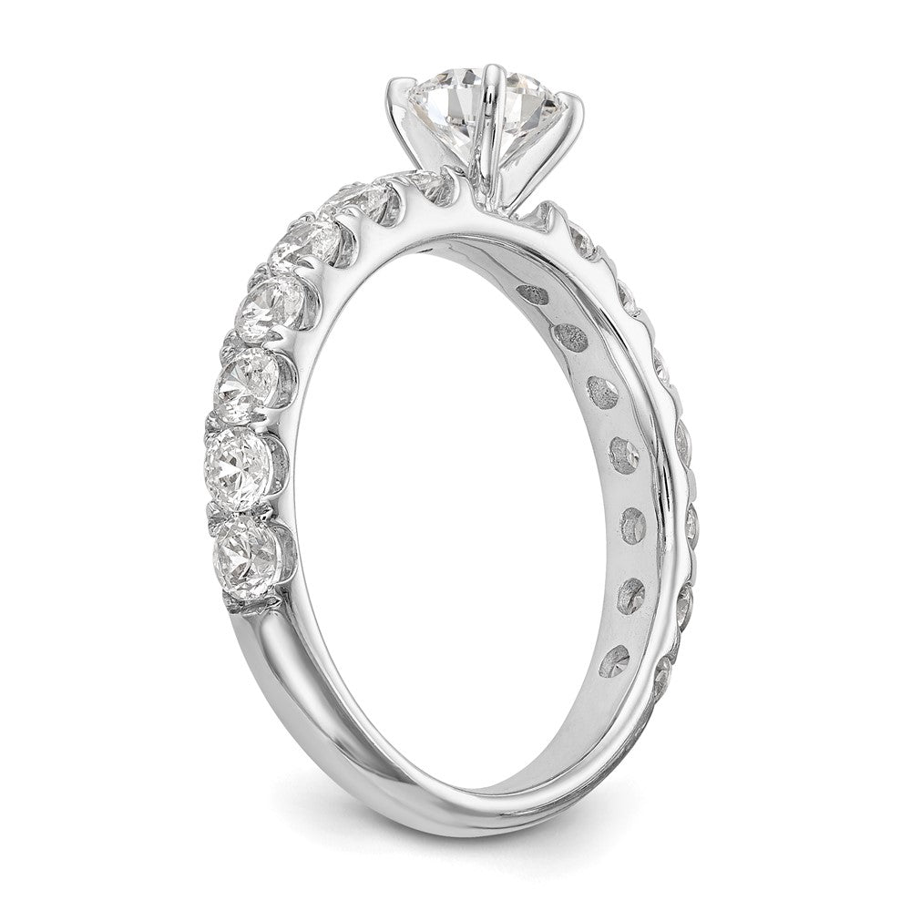 Buy Stylish 14K White Gold 1/2 Carat Diamond Semi-Mount Engagement Ring
