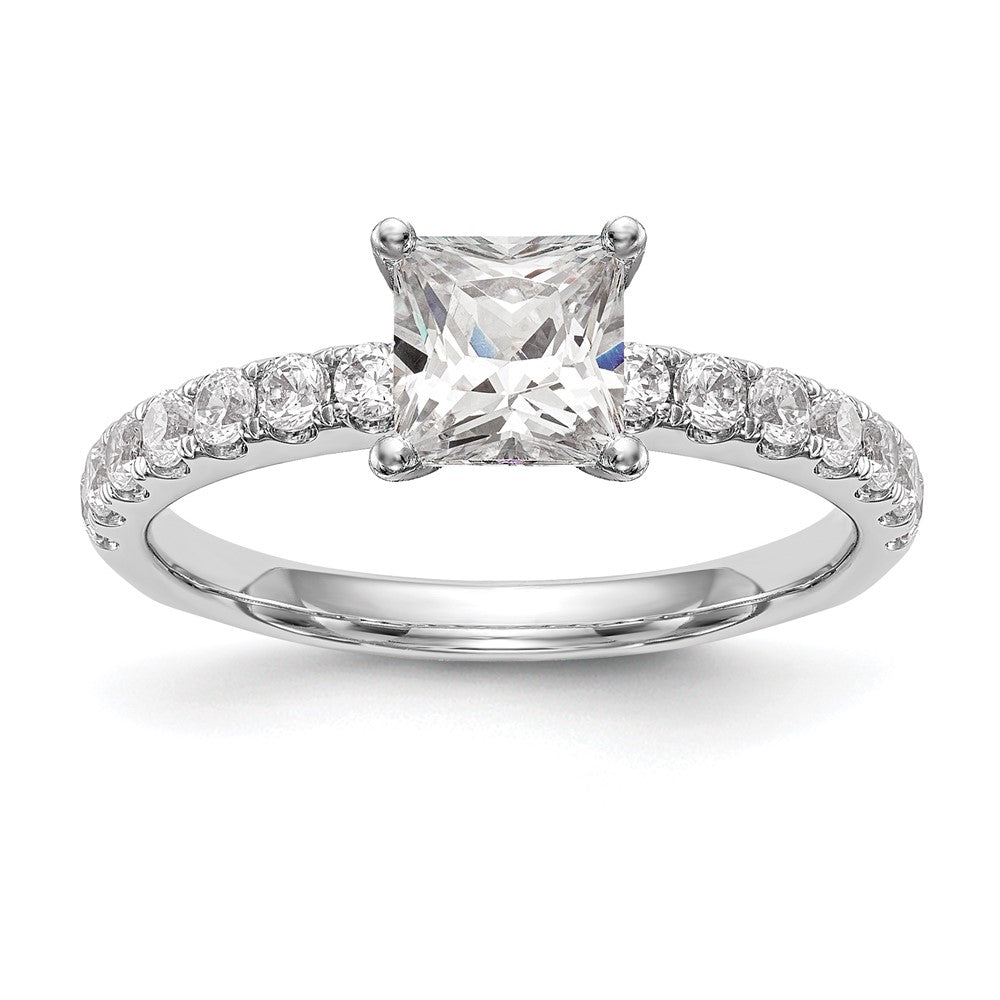 Buy Exclusive 14K White Gold 5/8 Carat Diamond Semi-Mount Engagement Ring