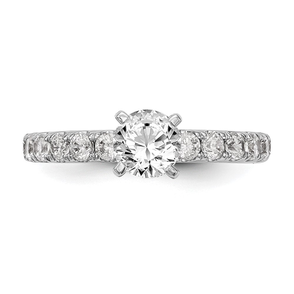 Buy Exclusive 14K White Gold 5/8 Carat Diamond Semi-Mount Engagement Ring