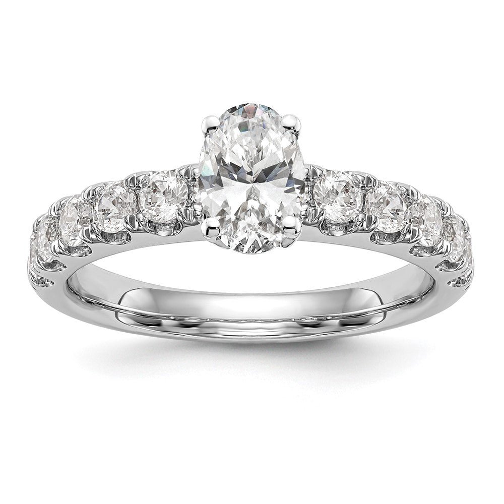 Buy Stylish 14K White Gold Semi-Mount Engagement Ring - 3/4 Carat Diamond Value
