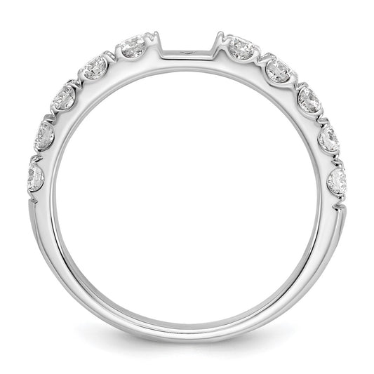 Buy Stylish 14K White Gold Semi-Mount Engagement Ring - 3/4 Carat Diamond Value