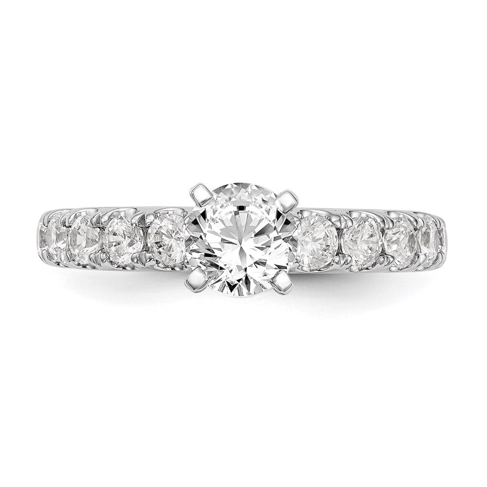 Buy Stylish 14K White Gold Semi-Mount Engagement Ring - 3/4 Carat Diamond Value