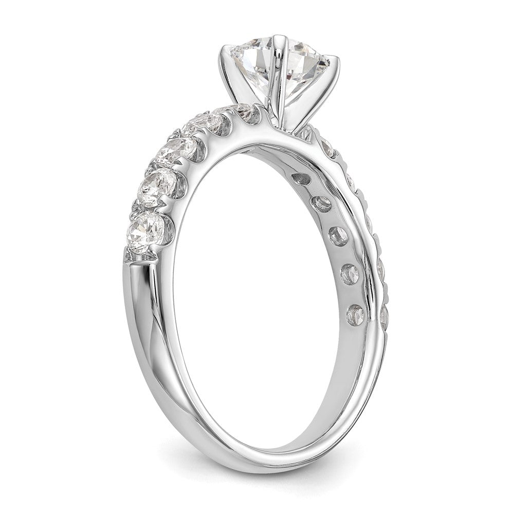 Buy Stylish 14K White Gold Semi-Mount Engagement Ring - 3/4 Carat Diamond Value