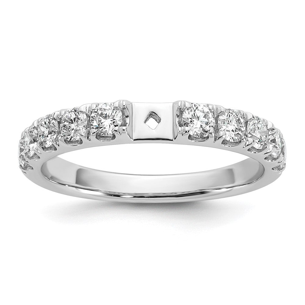 Buy Stylish 14K White Gold Semi-Mount Engagement Ring - 3/4 Carat Diamond Value