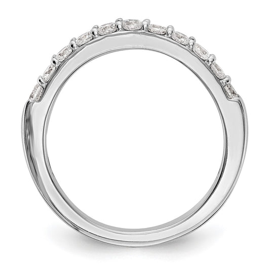 Buy Exclusive 14K White Gold 1/2 Carat Diamond Eternity Wedding Band - Luxury Style
