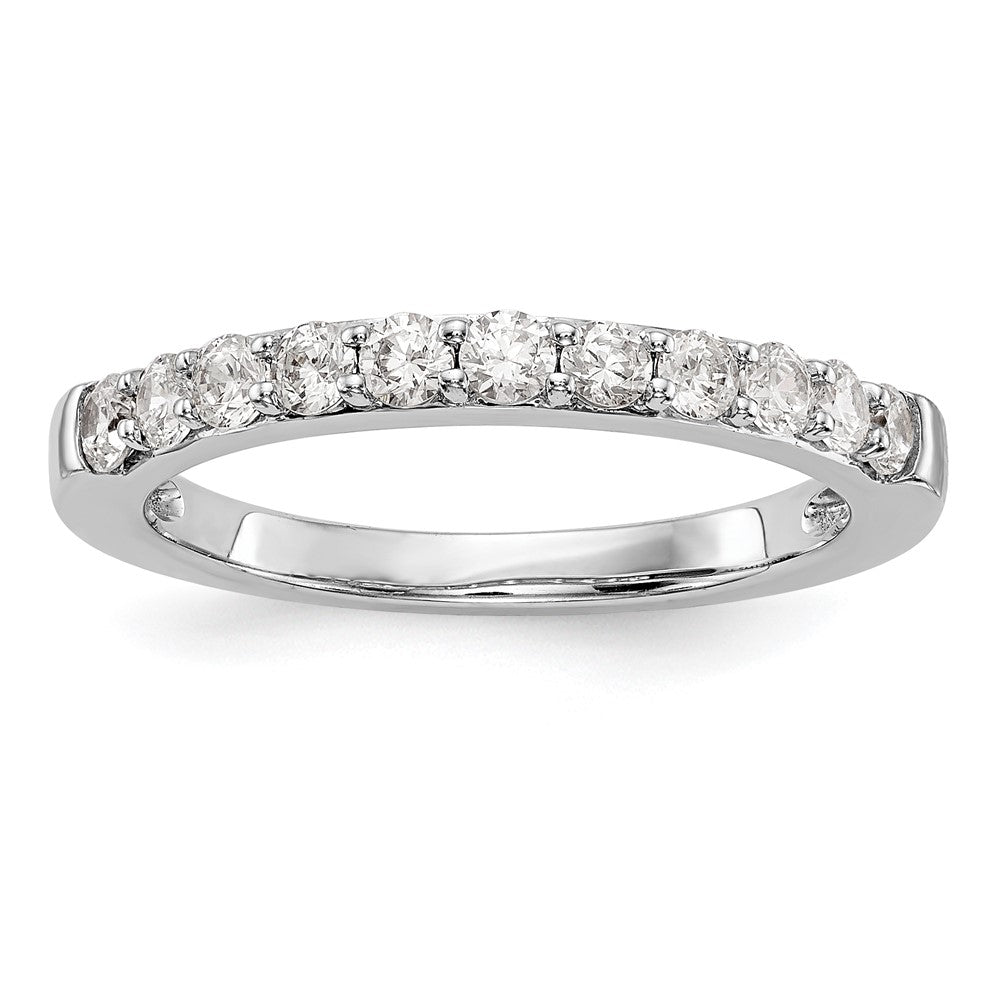 Buy Exclusive 14K White Gold 1/2 Carat Diamond Eternity Wedding Band - Luxury Style
