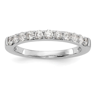 Buy Exclusive 14K White Gold 1/2 Carat Diamond Eternity Wedding Band - Luxury Style
