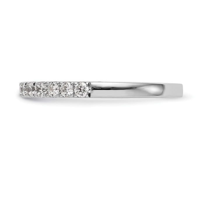 Exclusive 14K White Gold 1/3 Carat Diamond Wedding Band Set - Stylish Value!-3