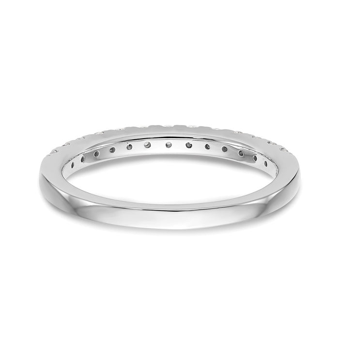 Exclusive 14K White Gold 1/3 Carat Diamond Wedding Band Set - Stylish Value!-5
