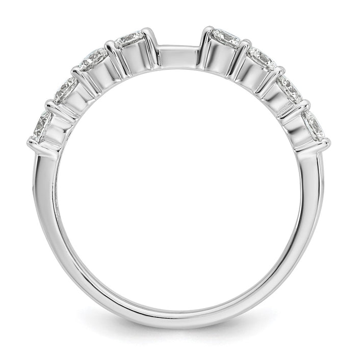 Buy 14K White Gold Semi-Mount Engagement Ring with 3/4 Carat Diamond - Stylish Value-2