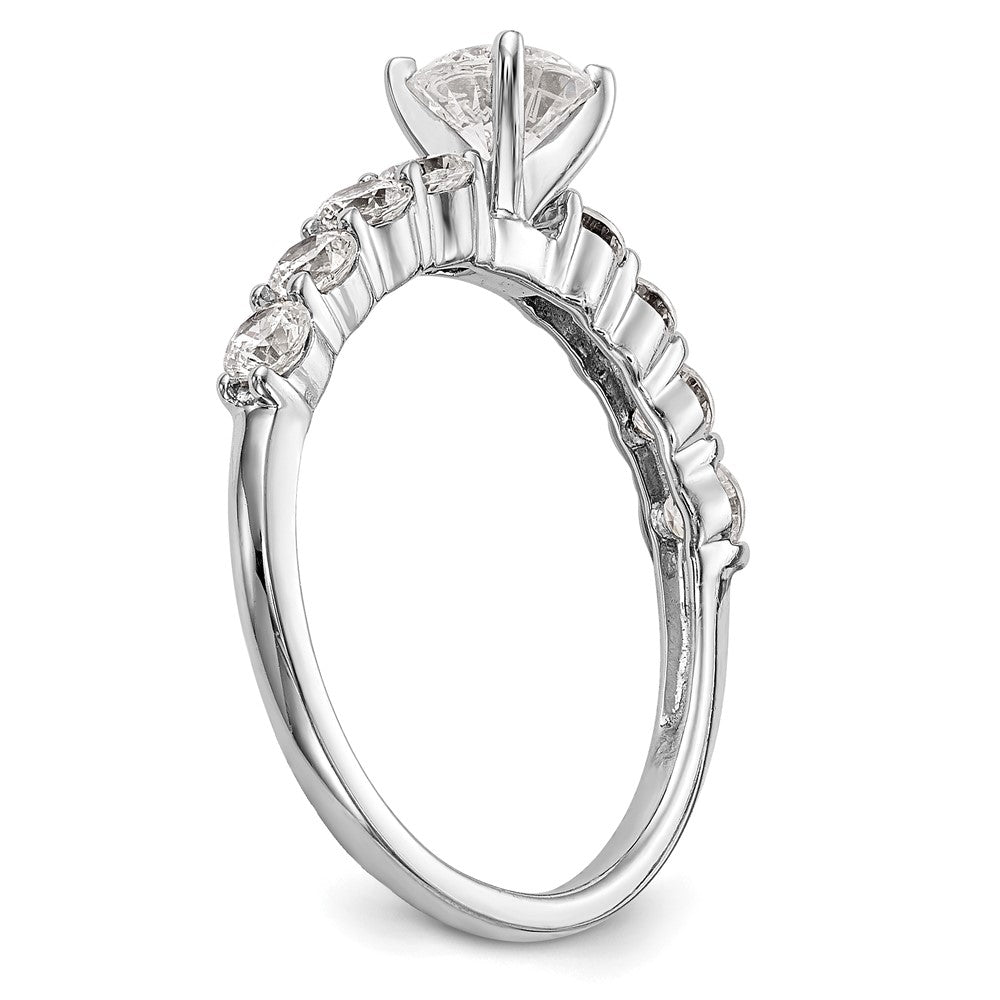 Buy 14K White Gold Semi-Mount Engagement Ring with 3/4 Carat Diamond - Stylish Value