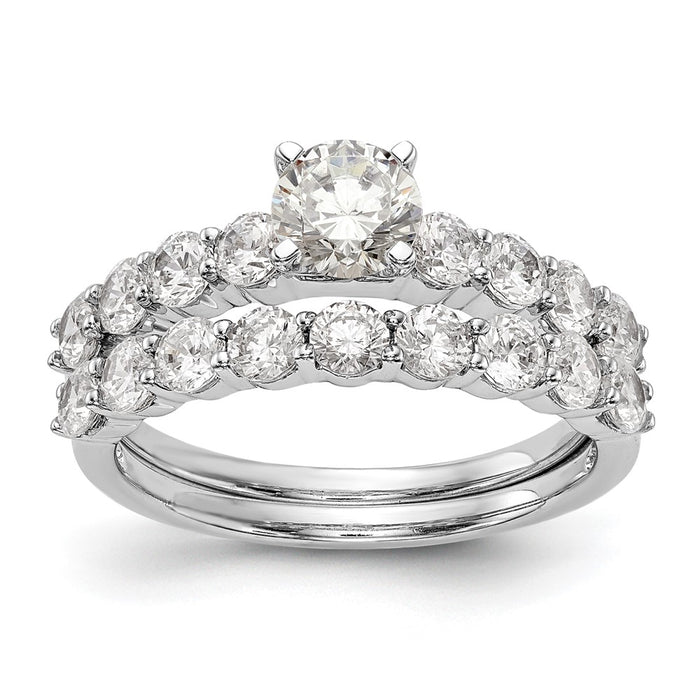 Buy 14K White Gold Semi-Mount Engagement Ring with 3/4 Carat Diamond - Stylish Value-7