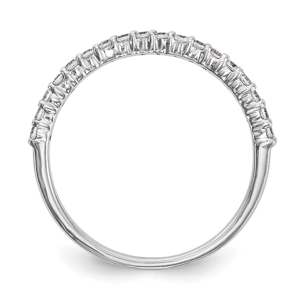 Buy Stylish 14K White Gold 1/4 Carat Diamond Eternity Wedding Band - Luxury Value