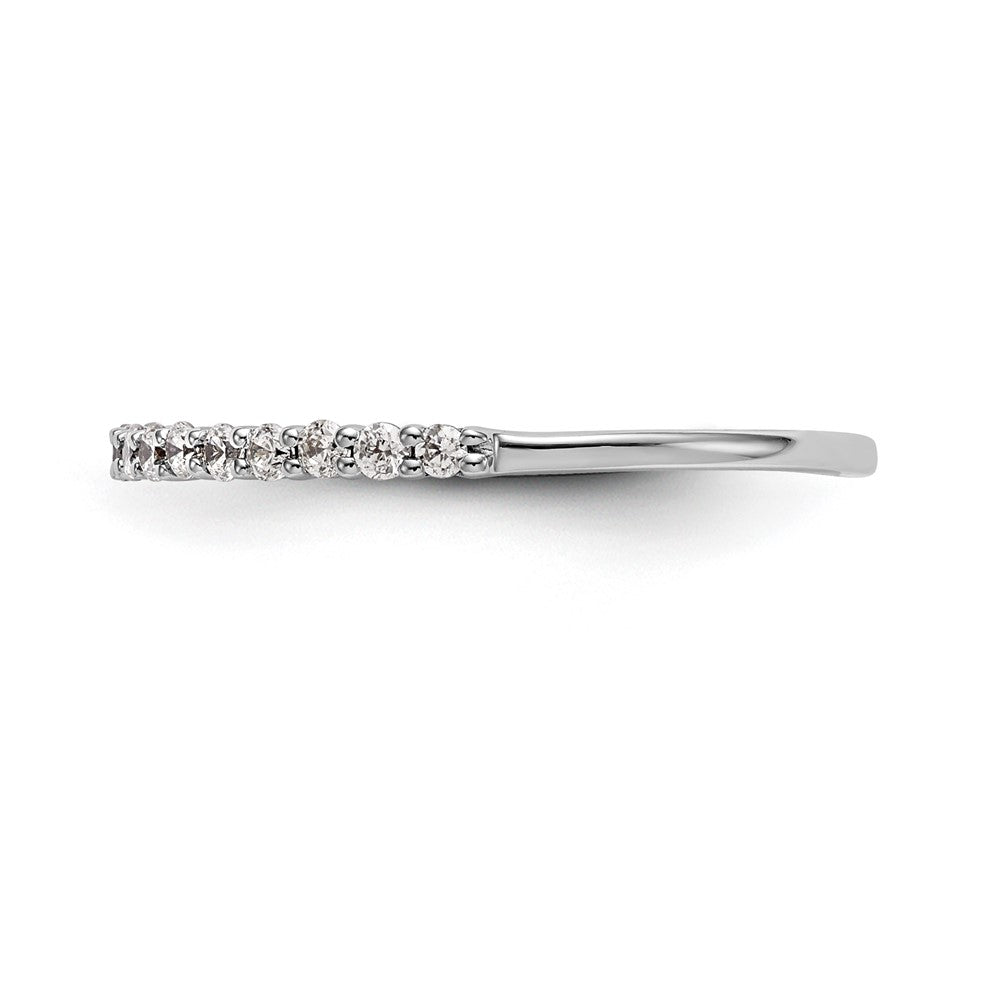 Buy Stylish 14K White Gold 1/4 Carat Diamond Eternity Wedding Band - Luxury Value