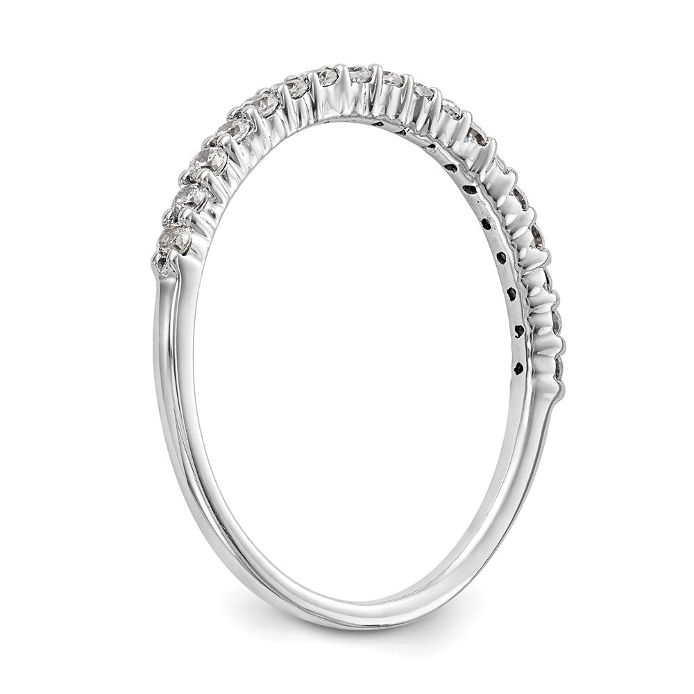 Buy Stylish 14K White Gold 1/4 Carat Diamond Eternity Wedding Band - Luxury Value