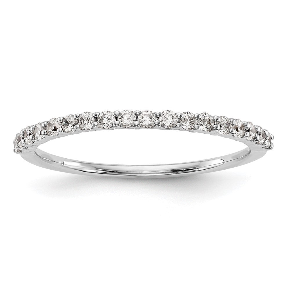 Buy Stylish 14K White Gold 1/4 Carat Diamond Eternity Wedding Band - Luxury Value