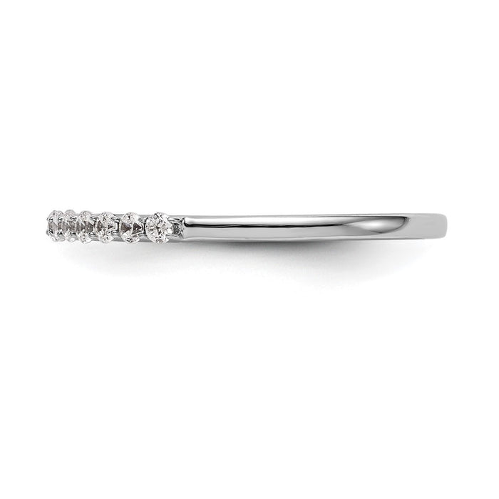 Buy Exclusive 14K White Gold Diamond Eternity Wedding Band, 1/4 Carat Value-3
