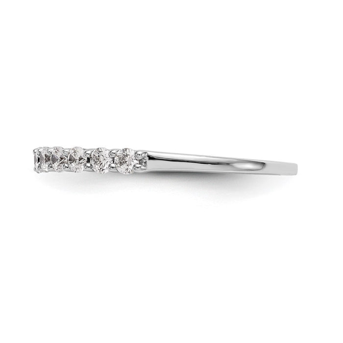 Exclusive 14K White Gold 1/2 Carat Diamond Wedding Band Set - Stylish Value-3