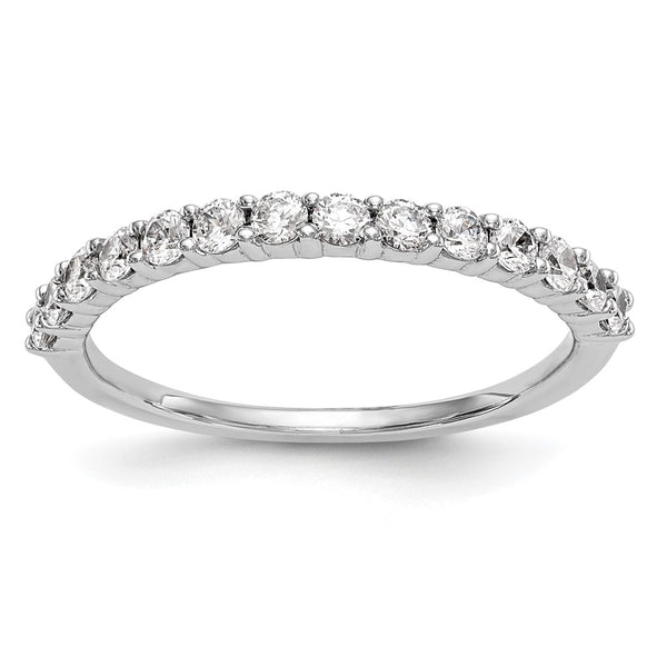 14K White Gold 1/2 Carat Diamond Wedding Band Set - Style GR1-1022845