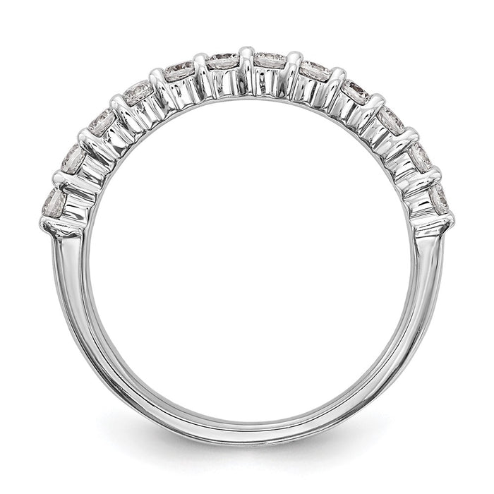 Buy Stylish 14k White Gold 5/8 Carat Diamond Eternity Wedding Band - Luxury Value!-2
