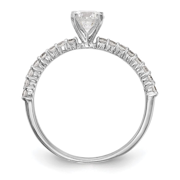 Buy Exclusive 14K White Gold Semi-Mount Engagement Ring, 1/5 Carat Diamond