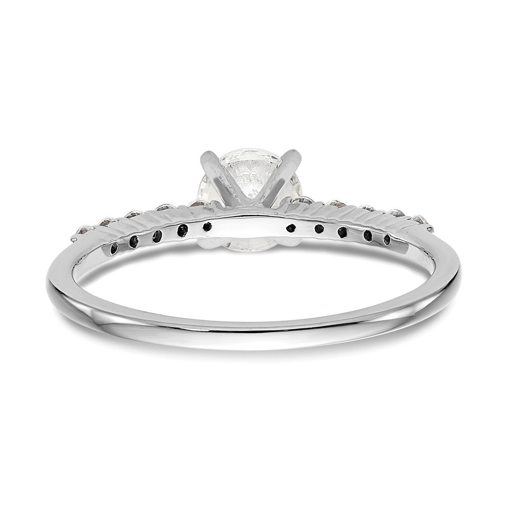 Buy Exclusive 14K White Gold Semi-Mount Engagement Ring, 1/5 Carat Diamond