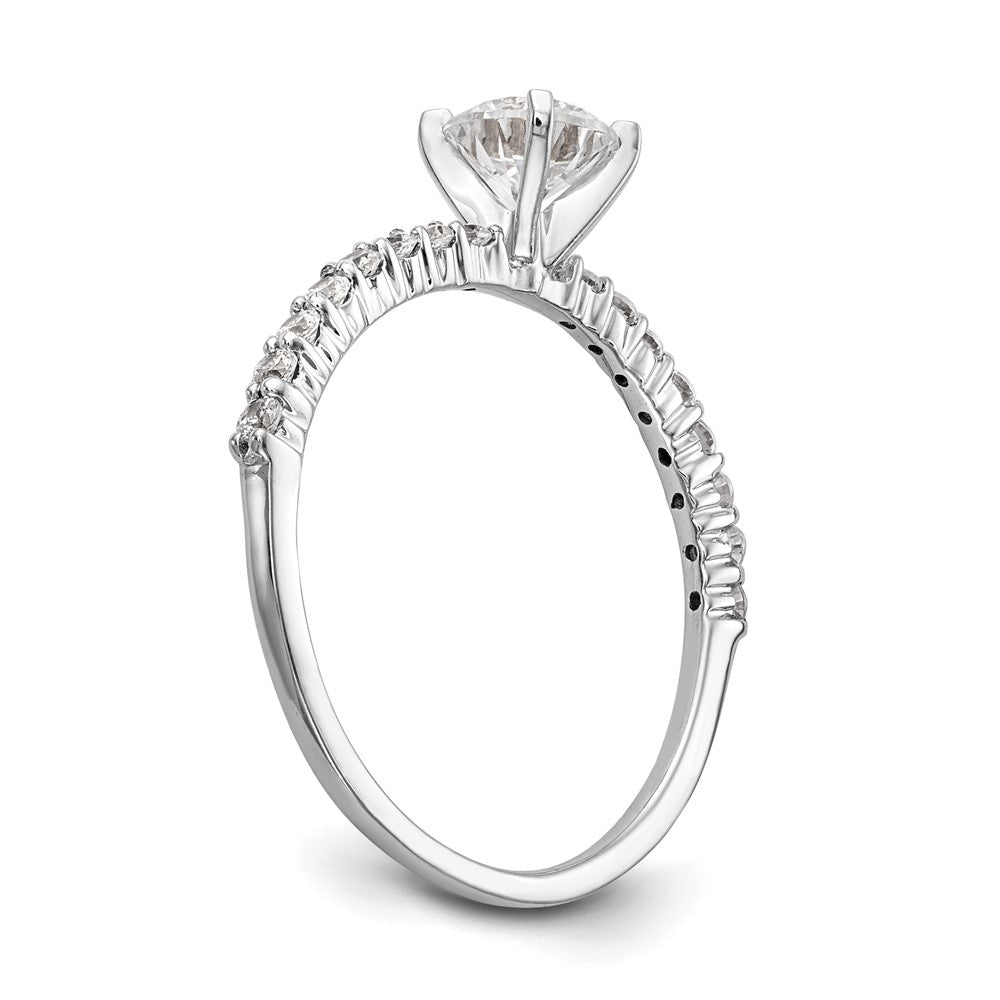 Buy Exclusive 14K White Gold Semi-Mount Engagement Ring, 1/5 Carat Diamond