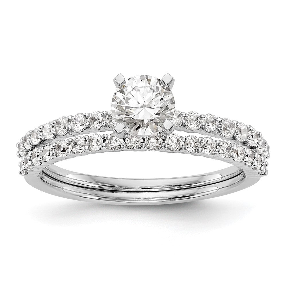 Buy Exclusive 14K White Gold Semi-Mount Engagement Ring, 1/5 Carat Diamond