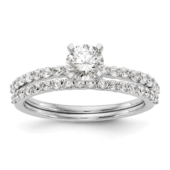 Buy Exclusive 14K White Gold Semi-Mount Engagement Ring, 1/5 Carat Diamond-7