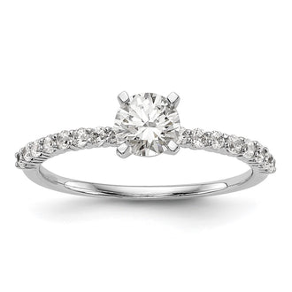 Buy Exclusive 14K White Gold Semi-Mount Engagement Ring, 1/5 Carat Diamond