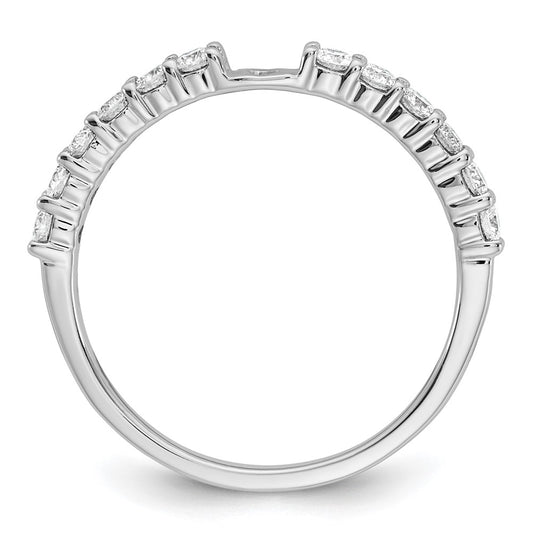 Buy Exclusive 14K White Gold 3/8 Carat Diamond Semi-Mount Engagement Ring