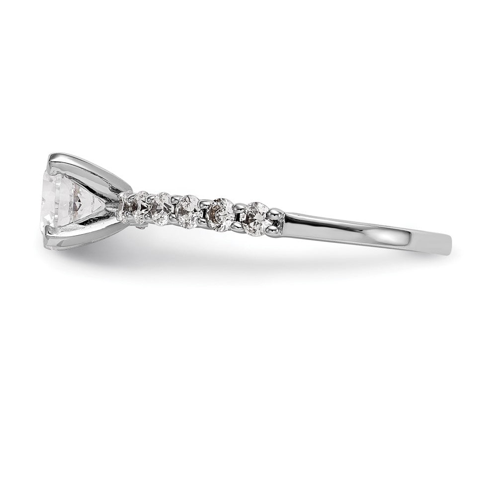 Buy Exclusive 14K White Gold 3/8 Carat Diamond Semi-Mount Engagement Ring