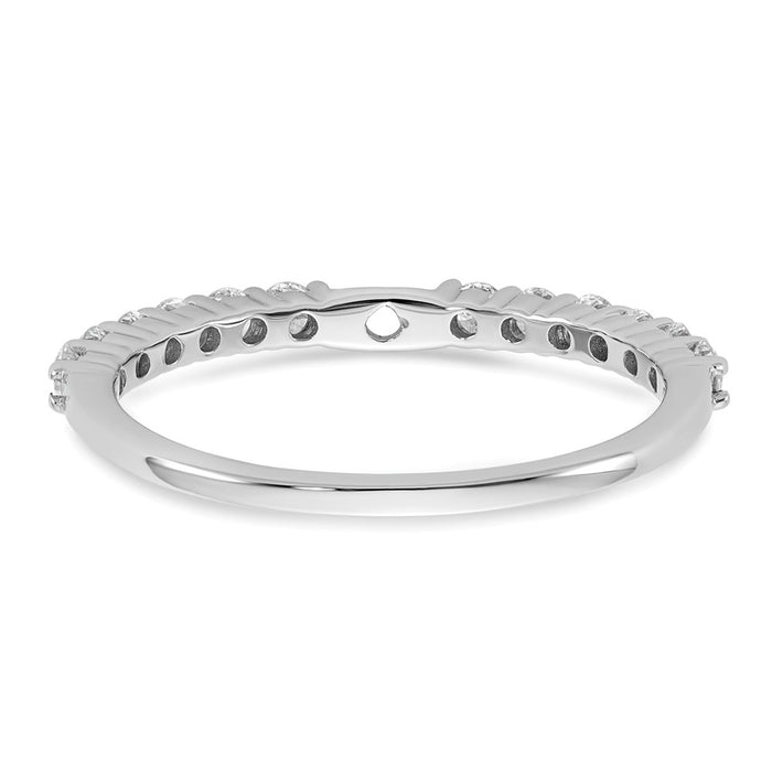 Buy Exclusive 14K White Gold 3/8 Carat Diamond Semi-Mount Engagement Ring-5