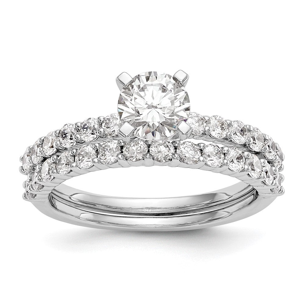 Buy Exclusive 14K White Gold 3/8 Carat Diamond Semi-Mount Engagement Ring