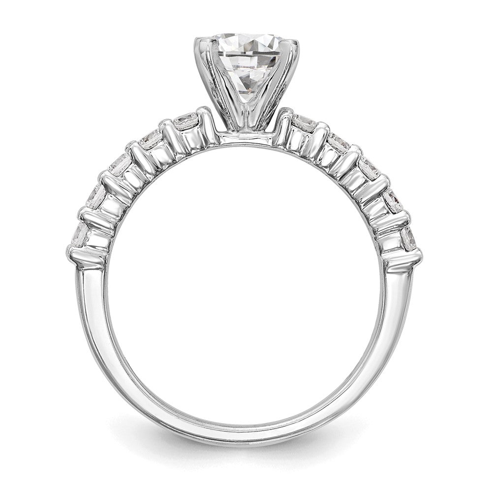 Buy Exclusive 14K White Gold 1/2 Carat Diamond Semi-Mount Engagement Ring